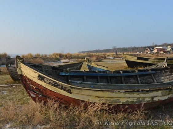 Skansen łodzi rybackich w Kuźnicy 